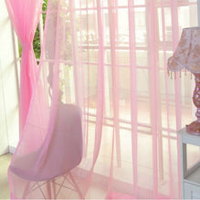 Tulle Curtains for the Kitchen Living Room Solid Sheer Curtains Tulle on the Windows Drapes Window Screen 14001 100x200cm