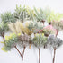 6 pieces artificial plant grass wedding wreath Christmas decoration accessories artificial flowers