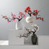 1pcs Red Plum Blossom Branches Artificial Flowers for Outdoor Wedding Decoration Flower Winter Plant Home Garden Decor