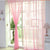 1 PCS Window Curtain Pure Color Tulle Door Drape Panel Sheer Scarf Valances Micro-transparent light-weight gauze transmission