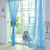 1 PCS Window Curtain Pure Color Tulle Door Drape Panel Sheer Scarf Valances Micro-transparent light-weight gauze transmission