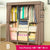 Non-woven Large Wardrobe Coffee Fabric Closet Portable Folding Dust-proof Waterproof Storage Cabinet Home Furniture