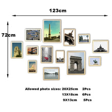 13Pcs/Set Wood Picture Frames For Wall Hanging, Photo Frame Wall With Picture Classic Wooden Frame For Home Decor
