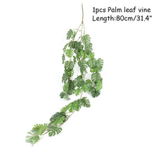 1pcs 90cm Artificial Ivy Leaf Artificial Plants Green Garland Plants Vine Fake Foliage Home Decoration Wedding Party Decoration