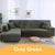 Universal Stretch Sofa Cover for Livingroom Elastic L Shaped Couch Cover 1/2/3/4 Seater Sectional Corner Slipcover All-inclusive