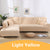 Universal Stretch Sofa Cover for Livingroom Elastic L Shaped Couch Cover 1/2/3/4 Seater Sectional Corner Slipcover All-inclusive