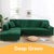 Universal Stretch Sofa Cover for Livingroom Elastic L Shaped Couch Cover 1/2/3/4 Seater Sectional Corner Slipcover All-inclusive