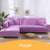 Universal Stretch Sofa Cover for Livingroom Elastic L Shaped Couch Cover 1/2/3/4 Seater Sectional Corner Slipcover All-inclusive