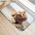 Hongbo New Creative Rugs Washable Funny Dog Doormat Bath Mats Foot Pad Home Decor Bathroom Mats Door Mat Floor Mat