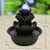 Resin Decorative Fountains Indoor Water Fountains Creative Craft Desktop Home Decor Home Figurines FengShui Water Fountain G