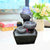 Decorative Indoor Water Fountains Resin Crafts Gifts Feng Shui Wheel Desktop Water Fountain for Home Office Teahouse Decoration