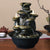 2020 New Resin Decoration Fountains Indoor Water Fountains Crafts Desktop Home Decor Rockery Figurines FengShui Water Fountain