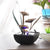 Decorative Indoor Water Fountains Resin Crafts Gifts Feng Shui Wheel Desktop Water Fountain Home Office Teahouse Decoration G