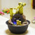 Decorative Indoor Water Fountains Resin Crafts Gifts Feng Shui Wheel Desktop Water Fountain Home Office Teahouse Decoration G