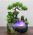 Creative Indoor Simulation Resin Rockery Waterscape Feng Shui Water Fountain Home Office Desktop Spray Humid Decoration Crafts