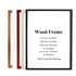 A4 A3 Black White Red Blue Color Nature Solid Wooden Frame Picture Photo Frame With Mats For Wall Mounting Hardware Included