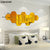 1 Set Gold Silver 3d Butterfly Mirror Wall Sticker Heart Round Wall Decal for DIY Kids Room Home Decoration Party Wedding Decor