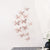 12 Pcs/Set 3D Wall Stickers Hollow Butterfly for Kids Rooms Home Wall Decor DIY Mariposas Fridge stickers Room Decoration