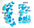 Free shipping 12pcs PVC 3d Butterfly wall decor cute Butterflies wall stickers art Decals home Decoration room wall art