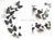 Free shipping 12pcs PVC 3d Butterfly wall decor cute Butterflies wall stickers art Decals home Decoration room wall art