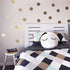 Gold Polka Dots Kids Room Baby Room Wall Stickers Children Home Decor  Nursery Wall Decals Wall Stickers For Kids Room Wallpaper