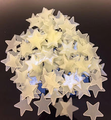 50pcs 3D Stars Glow In The Dark Wall Stickers Luminous Fluorescent Wall Stickers For Kids Baby Room Bedroom Ceiling Home Decor