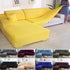 solid color corner sofa covers for living room elastic spandex slipcovers couch cover stretch sofa towel L shape need buy 2piece