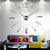 sale wall clock watch clocks 3d diy acrylic mirror stickers Living Room Quartz Needle Europe horloge free shipping