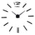 sale wall clock watch clocks 3d diy acrylic mirror stickers Living Room Quartz Needle Europe horloge free shipping