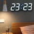 LED Digital Wall Clock Alarm Date Temperature Automatic Backlight Table Desktop Home Decoration Stand hang Clocks