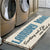 Non-Slip Floor Mat Laundry Room Mat Entrance Doormat Self-Service Laundry Bath Mat Carpet Laundry Room Decor Balcony Rug