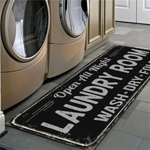 Non-Slip Floor Mat Laundry Room Mat Entrance Doormat Self-Service Laundry Bath Mat Carpet Laundry Room Decor Balcony Rug