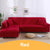 Elastic Stretch Sofa Cover 1/2/3/4 Seater Sof Slipcover Couch Covers for Universal Sofas Livingroom Sectional L Shaped Slipcover