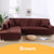 Elastic Stretch Sofa Cover 1/2/3/4 Seater Sof Slipcover Couch Covers for Universal Sofas Livingroom Sectional L Shaped Slipcover