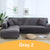 Elastic Stretch Sofa Cover 1/2/3/4 Seater Sof Slipcover Couch Covers for Universal Sofas Livingroom Sectional L Shaped Slipcover