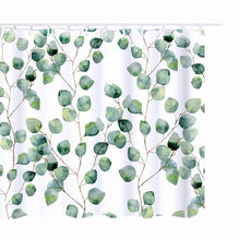 180 x 180cm Tropical Plants Shower Curtains for Bathroom Polyester Fabric Shower Curtain Leaves Printing Scenic Shower Curtains