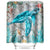 180 x 180cm Tropical Plants Shower Curtains for Bathroom Polyester Fabric Shower Curtain Leaves Printing Scenic Shower Curtains