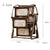 5 Inch Classical Retro 360 Degree Rotation Ferris Wheel Photo Frame Romantic Unassembled DIY Pictures Frame Home Windmill Decor