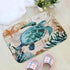 Sea Style Turtle Octopus Printing Doormat Flannel Fabric Whale Seahorse Home Decoration Door Mat Non-slip Floor Mat vloermat