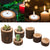 Natural Wooden Candle Holder Tea Light Holder for Home Dinner Wedding Xmas Birthday Party Decoration