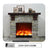 A/B Creative European Fireplace Living Room Decoration Heating Fireplace Wood Electric Fireplace Shelf +Heating Core 110V/220V