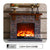 A/B Creative European Fireplace Living Room Decoration Heating Fireplace Wood Electric Fireplace Shelf +Heating Core 110V/220V