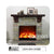 A/B Creative European Fireplace Living Room Decoration Heating Fireplace Wood Electric Fireplace Shelf +Heating Core 110V/220V