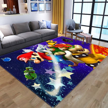 Cartoon Super Mario Undertale Rugs Area Rugs Carpet Floor Bedroom Doormat Non-slip Mat Living Room