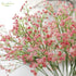 80 mini heads 1PC DIY Artificial baby's breath Flower Gypsophila Fake Silicone plant for Wedding Home Party Decorations 8 Colors