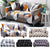 Stretch Slipcovers Sectional Elastic Stretch Sofa Cover for Living Room Couch Cover L shape Armchair Cover Single/Two/Three seat